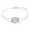 Bracciale Donna Lotus Silver LP1746-2/5 Con Albero Della Vita E Zirconi Multicolore