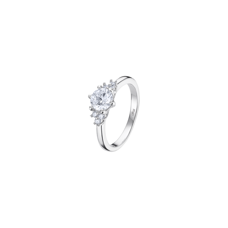 Anello Donna Lotus Silver LP3443-3/114 In Argento Tipo Solitario Con Zirconi