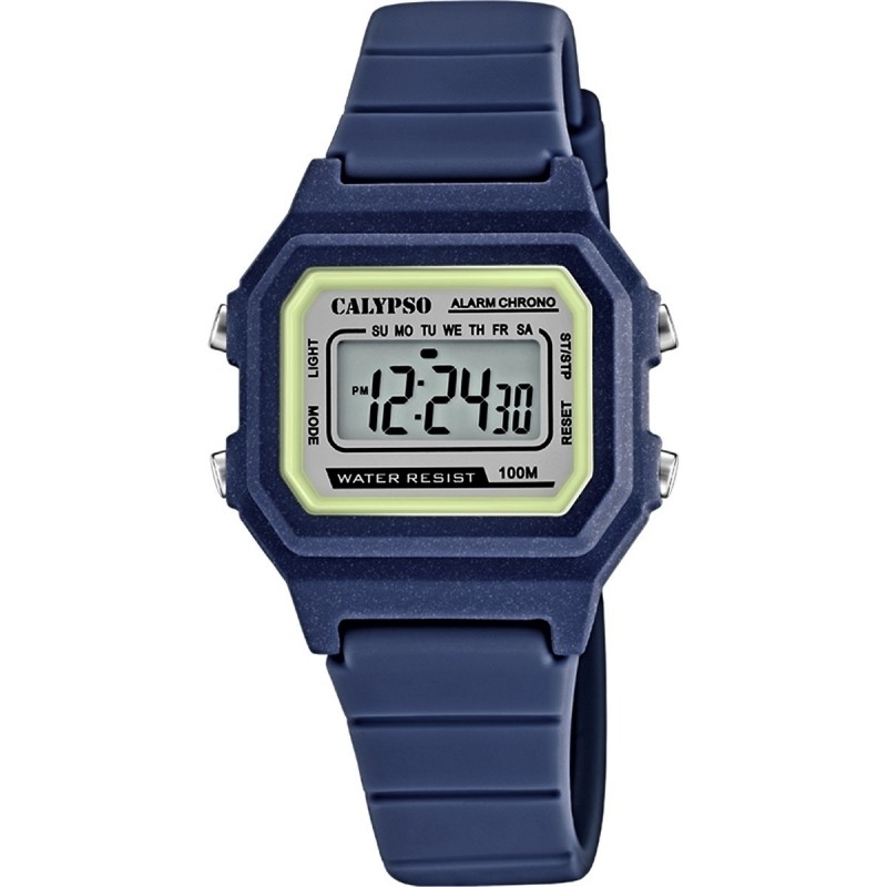 Orologio Ragazzo/Bimbo Calypso K5802/5 Digitale Con Cinturino E Cassa Blu