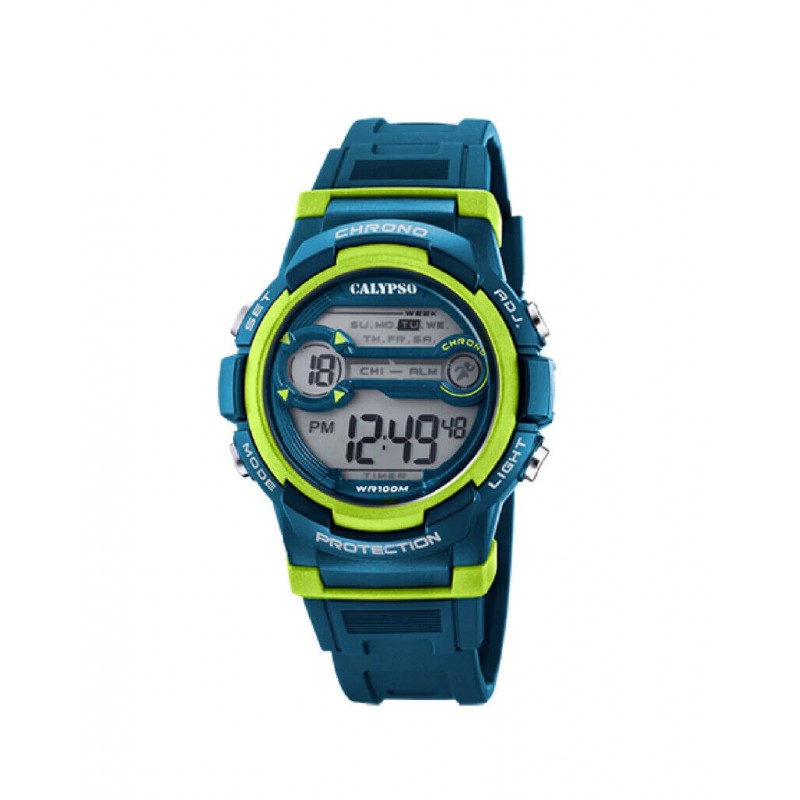 Orologio Ragazzo Calypso K5808/3 Digitale Con Cinturino Blu