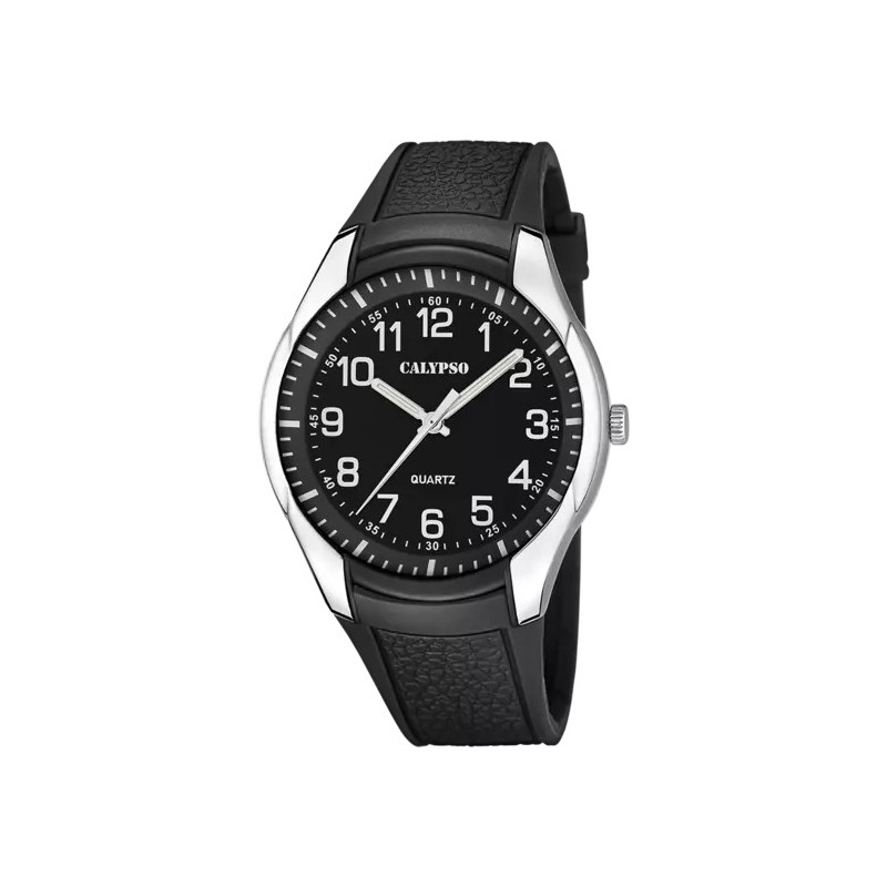 Orologio Uomo Calypso K5843/4 Solo tempo Con Cinturino Nero