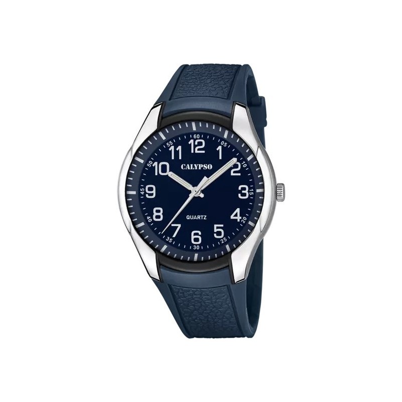 Orologio Uomo Calypso K5843/2 Solo Tempo Con Cinturino Blu