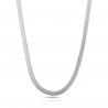 Collana Donna Opsobjects OPSCL-864 In Acciaio Tipo Coda Di Topo Schiacciata