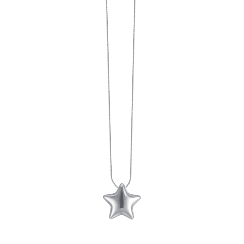 Collana Donna Luca Barra Con Pendente Stella Elettro Formato CK1811