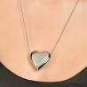Collana Donna Luca Barra Lunga Con Pendente Cuore Elettro Formato CK1810
