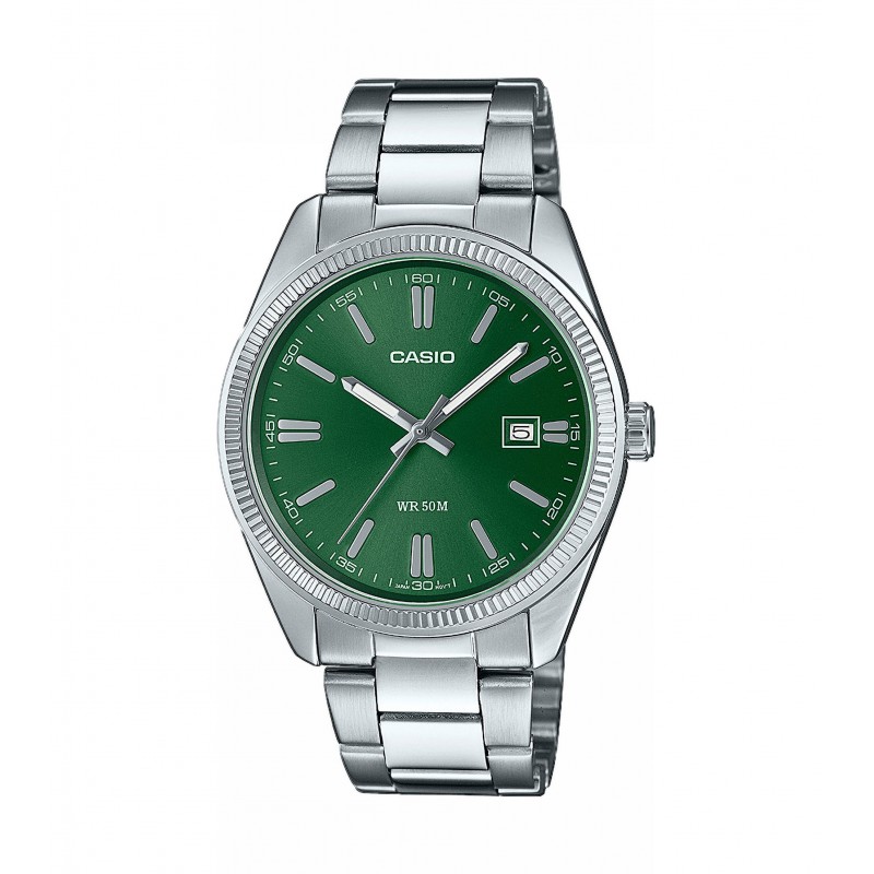 Orologio Uomo Casio Solo tempo Con Quadrante Verde MTP-1302PD-3AVEF