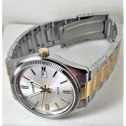 Orologio Uomo Casio MTP-1302PSG-7AVEF Con Cinturino Acciaio Bicolore
