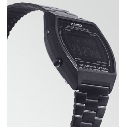 Orologio Uomo Casio vintage Con Cassa E Cinturino Neri B640WB-1BEF