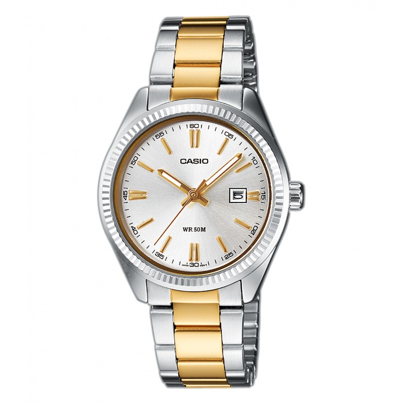Orologio Donna Casio Con Cinturino In Acciaio Bicolore LTP-1302PSG-7AVEG