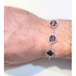 Bracciale Donna Zoppini In Argento Con Pietre Viola H1934_0009