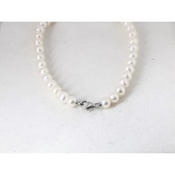 Collana Donna MIKIKO In Perle Di Acqua Dolce E Chiusura In Oro Bianco MFC450O4FCBI050