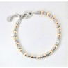 Bracciale Uomo Ananda 925 In Argento Con Sfere Rosé A-BABR501