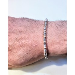 Bracciale Uomo Ananda 925 In Argento Con Sfere Rosé A-BABR501