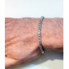 Bracciale Uomo Ananda 925 In Argento Con Pietra Nera A-BR113B