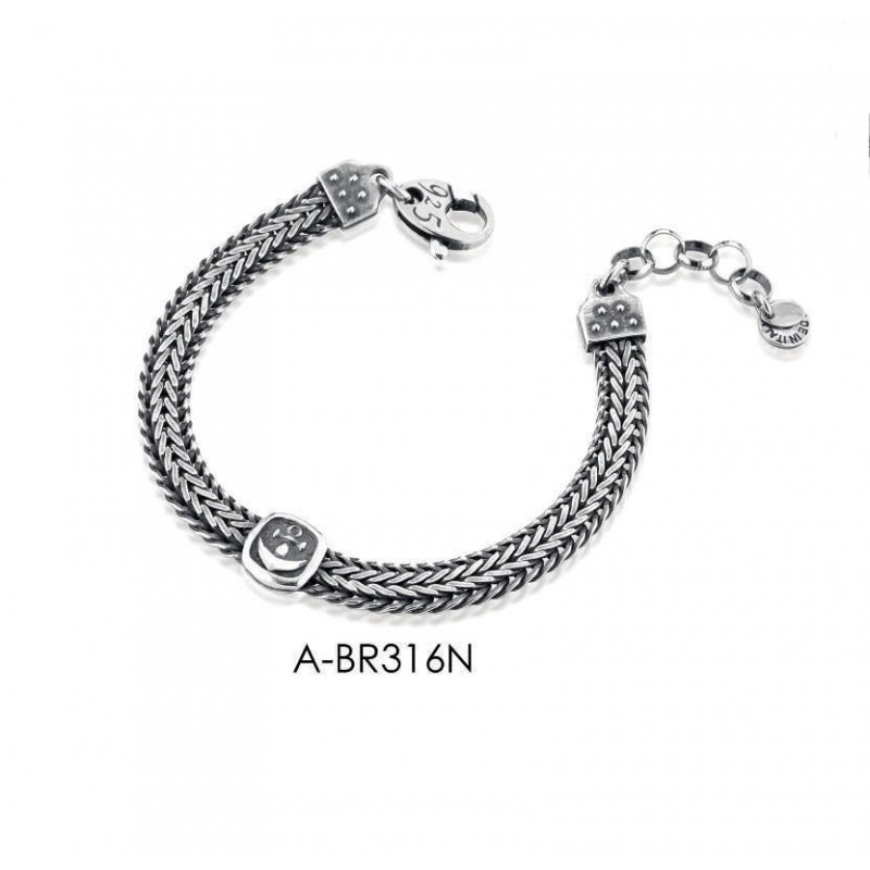 Bracciale Uomo Ananda 925 In Argento Con Ancora A-BR316N