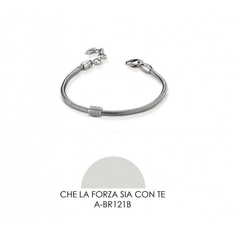 Bracciale Uomo Ananda 925 Con Scritta "Che La Forza Sia Con Te" A-BR121B