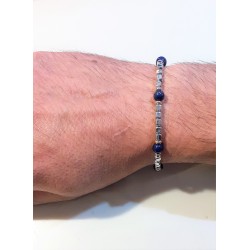 Bracciale Uomo ARKANO In Argento Con Sfere In Lapis ABBL3