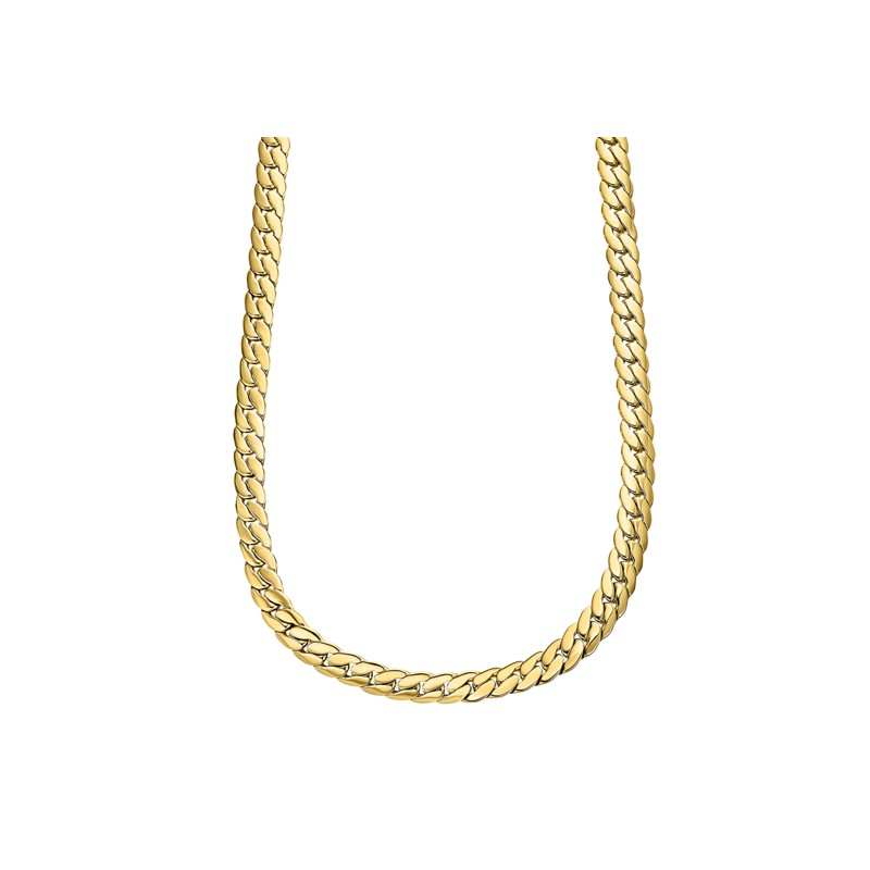 Collana Uomo Lotus Style In Acciaio Dorato A Maglia Schiacciata LS2210/1/2