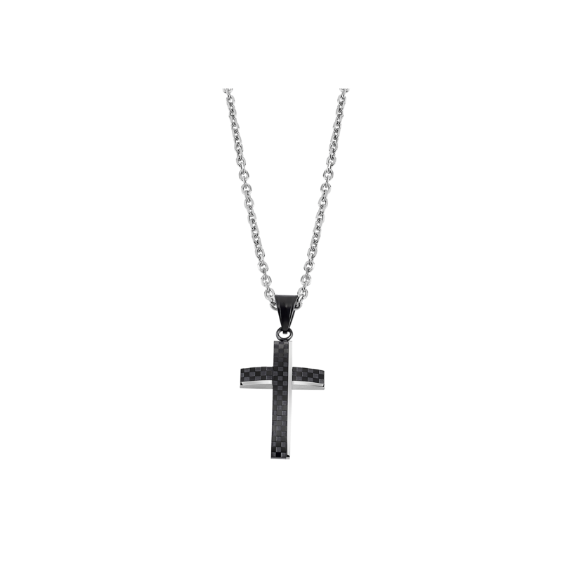Collana Uomo Lotus Style LS2105/1/2 In Acciaio Con Pendente Croce