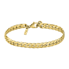 Bracciale Unisex Lotus Stile In Acciaio Dorato A Maglia Piatta LS2210/2/2