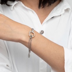 Bracciale Donna Lotus Style LS1780/2/2 In Acciaio Con Centrale Rosé