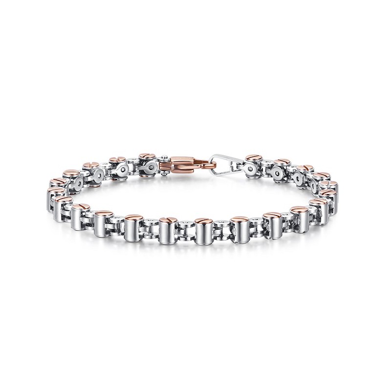 Bracciale Uomo ARKANO In Acciaio Bicolore BAC46BR