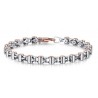 Bracciale Uomo ARKANO In Acciaio Bicolore BAC46BR