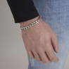 Bracciale Uomo Luca Barra BA1334 In Acciaio A Catena Maglia Grumetta