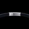 Bracciale Uomo Luca Barra BA1560 In Caucciù Con Elementi In Acciaio