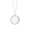 Collana Lunga Donna Luca Barra CK1900 Con Pendente Con Cartina Geografica