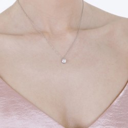 Collana Donna Luca Barra CK1280 In Acciaio Tipo Punto Luce