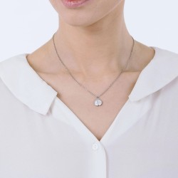 Collana Donna Luca Barra CK1284 In Acciaio Con Coccinella Con Strass