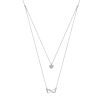 Collana Donna Lotus Silver LP1680-1/3 A Doppio Filo Con Cuore E Infinito