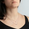 Collana Donna Lotus Silver LP1680-1/3 A Doppio Filo Con Cuore E Infinito
