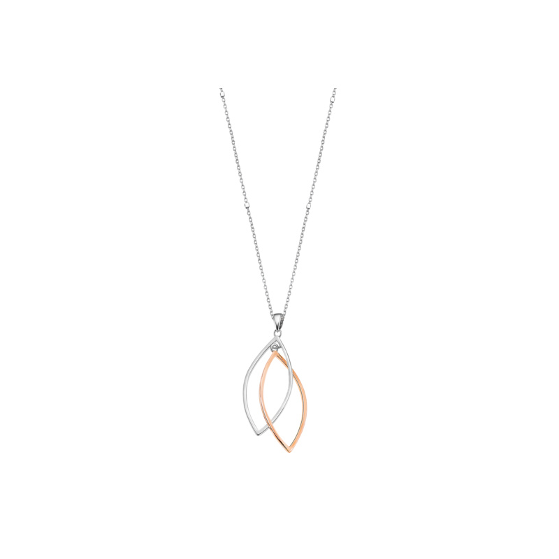 Collana Donna Lotus Silver LP3533-1/1 In Argento Con Pendente A Goccia