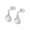 Orecchini Donna Lotus Silver LP3480-4/1 In Argento Pendenti Con Perla Bianca