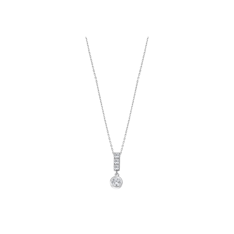 Collana Donna Lotus Silver LP3083-1/1 In Argento Con Pendente Punto Luce
