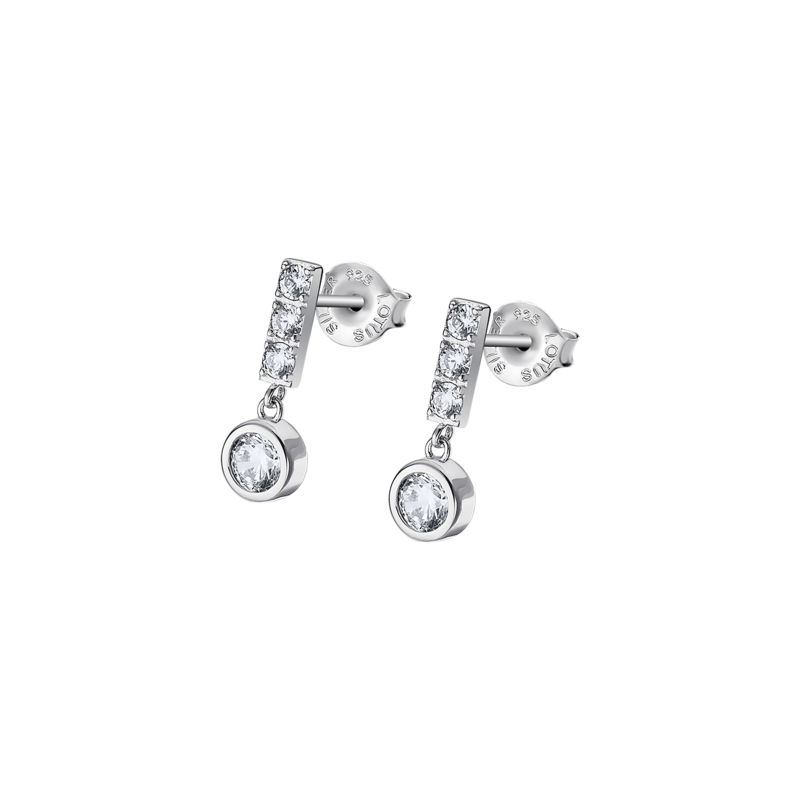 Orecchini Donna Lotus Silver LP3083-4/1 In Argento Pendenti Con Zirconi