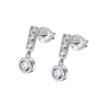 Orecchini Donna Lotus Silver LP3083-4/1 In Argento Pendenti Con Zirconi