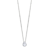 Collana Donna Lotus Silver LP3079-1/1 In Argento Con Punto Luce A Goccia