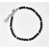 Bracciale Uomo Liu-Jo MLJ383 In Acciaio Con Sfere Nere