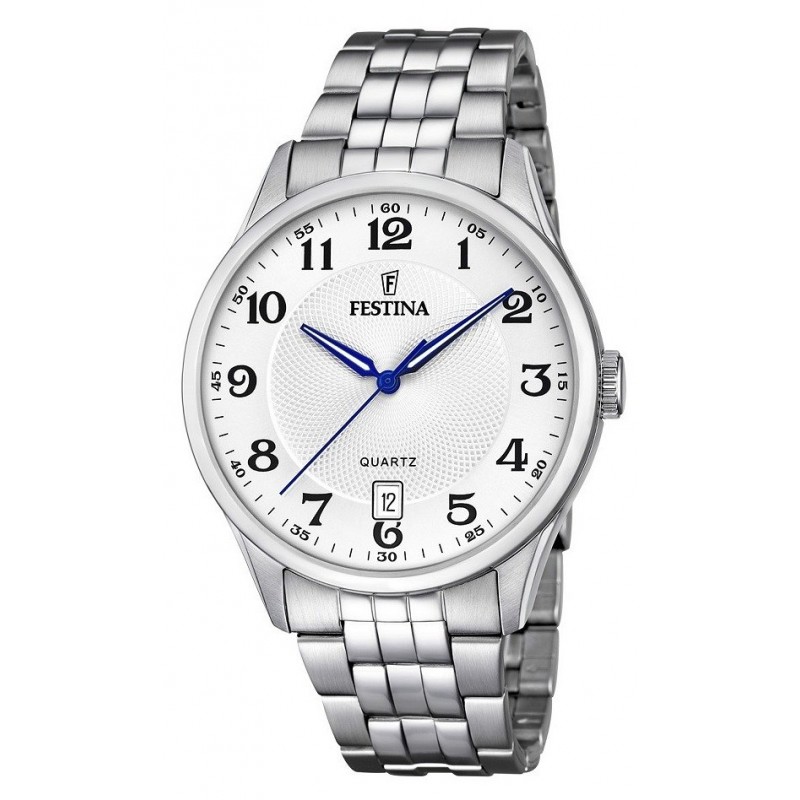 Orologio Uomo Festina F20425/1 Solo Tempo Con Cinturino Acciaio