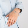 Bracciale Donna Lotus Style LS2035/2/1 Rigido In Acciaio Con Luna E Gatto