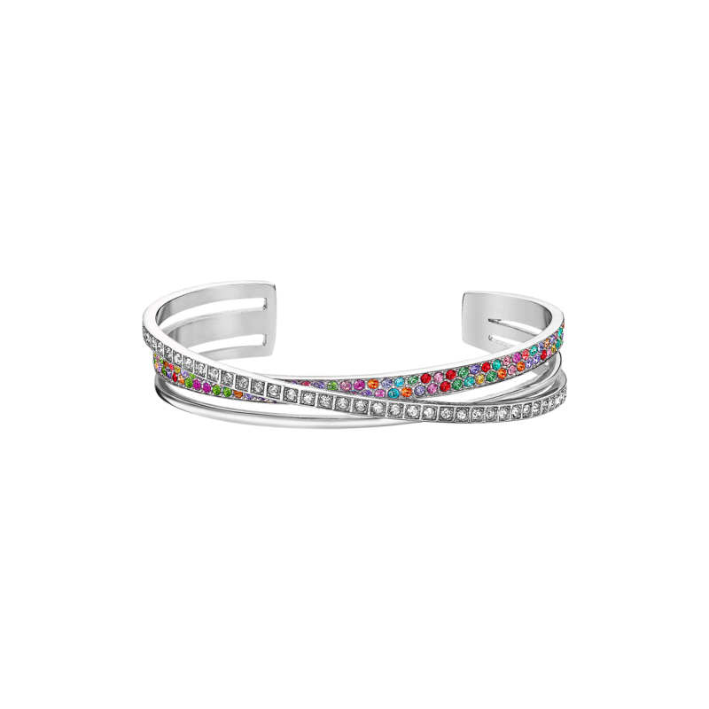 Bracciale Donna Lotus Style LS2316/2/3 Rigido In Acciaio Con Strass Multicolore