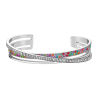Bracciale Donna Lotus Style LS2316/2/3 Rigido In Acciaio Con Strass Multicolore