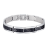 Bracciale Uomo Lotus Style LS2291/2/1 In Acciaio Con Inserti Neri