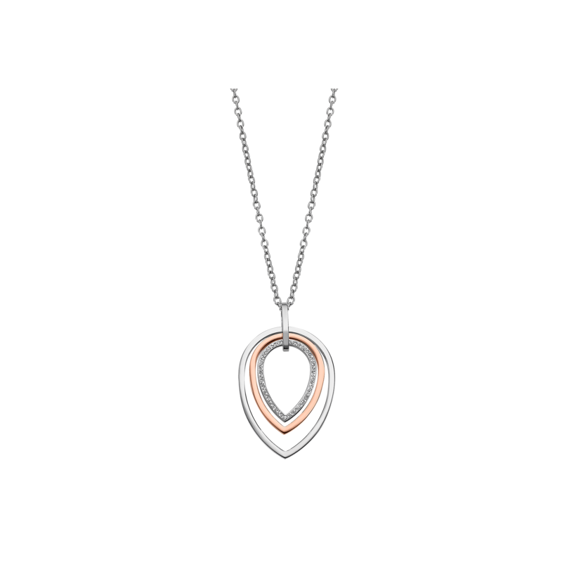 Collana Donna Lotus Style LS2112/1/2 In Acciaio Con Pendente A Goccia