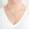 Collana Donna Lotus Style LS2176/1/1 In Acciaio Con Pendente Tondo