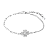 Bracciale Donna Lotus Silver LP3643-2/1 In Argento Con Quadrifoglio