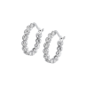 Orecchini Donna Lotus Silver LP3561-4/1 In Argento A Cerchio Con Zirconi